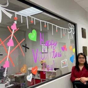 Happy Valentine's Day from Dan Barracliff State Farm! To celebrate the season of love, we decorated the windows in our Decatur and Norcross office locations! Even our remote team members were sure to celebrate, too. We're here to protect you and your valentine! To see how we can help you and your loved ones realize your dreams, or to simply check out our artist's work, come visit us any time during regular business hours!