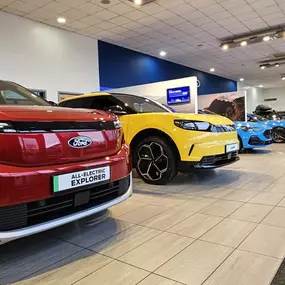 Evans Halshaw Ford Cardiff Interior New Car Lineup
