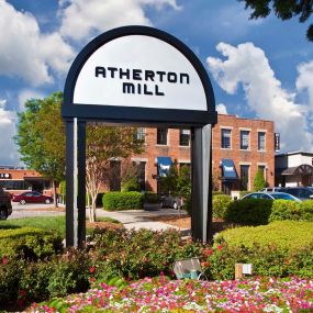 Nearby shopping and dining at Atherton Mill