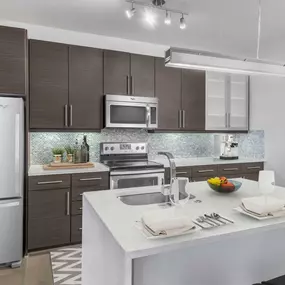 Kitchen at Camden Gallery Apartments in Charlotte, NC