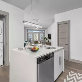 Full size washer dryer at Camden Gallery Apartments in Charlotte, NC