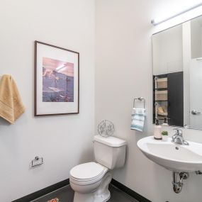 bathroom with vanities