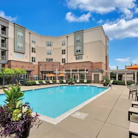 Swimming pool at Camden College Park apartments in College Park, MD