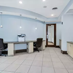 Community workspace at Camden College Park