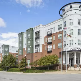 camden college park apartments college park maryland main entrance