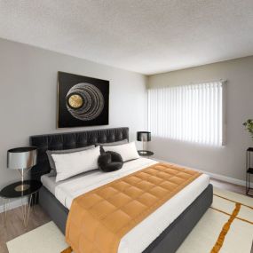 Bedroom at Chateau La Fayette Apartments