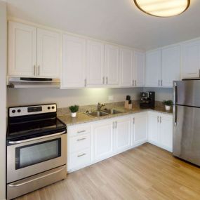 Kitchen at Chateau La Fayette Apartments