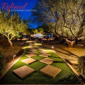 Paver path outdoor lighting in Arizona