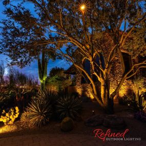 outdoor lighting design in Desert Highlands, Scottsdale, Arizona