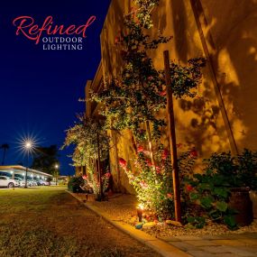 Commercial landscape lighting services for a retirement community in Sun City, Arizona