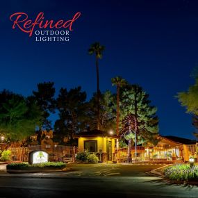 Commercial landscape lighting design and installation in Sun City, Arizona