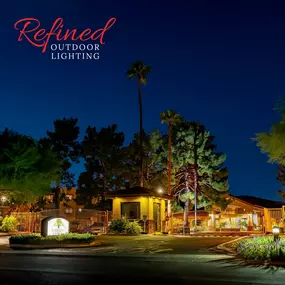 Commercial landscape lighting design and installation in Sun City, Arizona