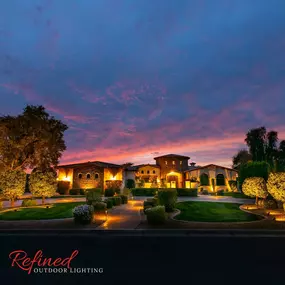 landscape lighting design & installation in Peoria, Arizona