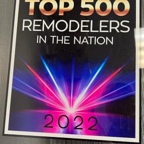 Home Upgrade Specialist is honored to be recognized as one of the Top 500 Remodelers in the nation for the year 2022. This prestigious award highlights our commitment to excellence and customer satisfaction in home remodeling services