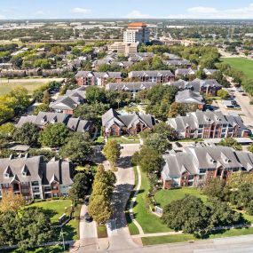 Birds eye view of Camden Sugar Grove Apartments in Stafford, TX