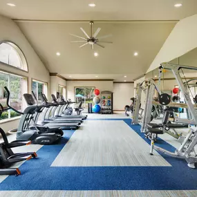 Fitness center with cardio equipment