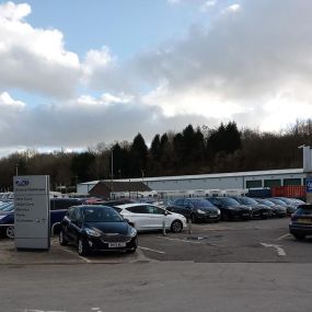 Outside the Ford Glossop dealership
