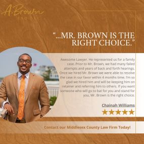 Google Review of Law Offices of Adam C Brown Esq. PC | New Brunswick, NJ