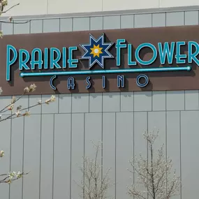 Prairie Flower Casino signage