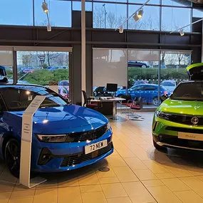 Cars Inside Vauxhall Edinburgh