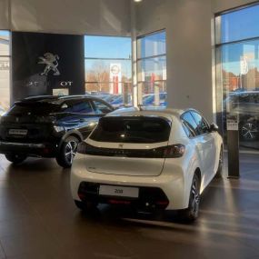 Inside Peugeot Doncaster Showroom