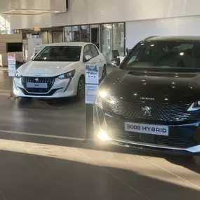 Inside Peugeot Doncaster Showroom