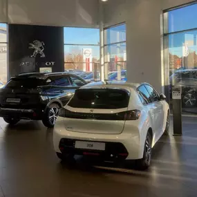 Inside Peugeot Doncaster Showroom