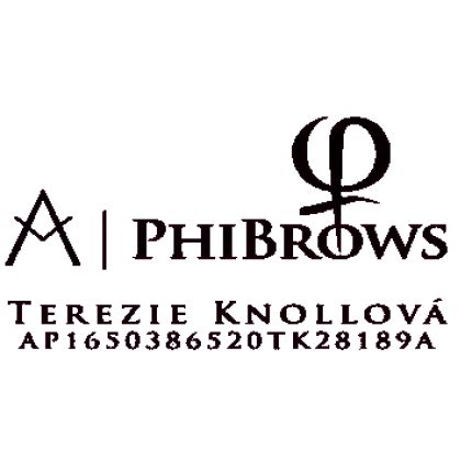 Logótipo de PhiBrows Terezie Knollová