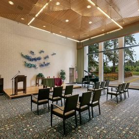 Jones-Harrison Senior Living offers amenities and enriching activities to suit all tastes, including the Wasie Wellness Center, restaurant-style dining, weekly happy hours, and more.