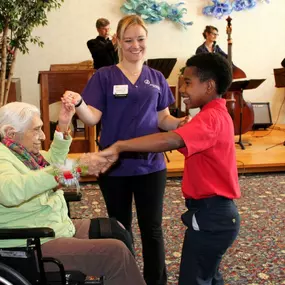 At Jones-Harrison Senior Living, our assistants are here to help the senior residence while enjoying their time as well.