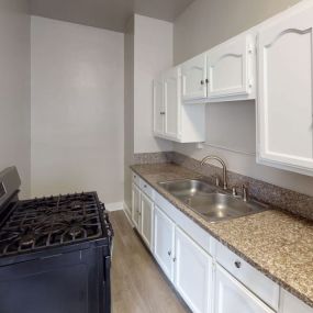 Kitchen at Hobart Apartments