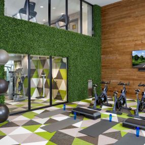 24 hour gym with cardio equipment and strength training equipment