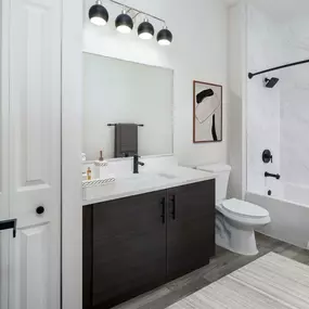 Penthouse bathroom at Camden Las Olas apartments in Fort Lauderdale, FL