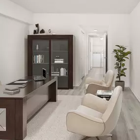 Apartment home office at Camden Las Olas in Fort Lauderdale Florida