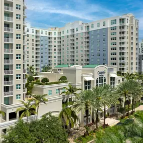 Exterior at Camden Las Olas apartments in Fort Lauderdale, Florida.