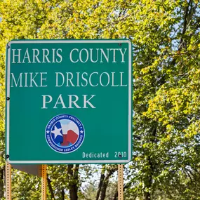 Nearby Mike Driscoll Park at Camden Whispering Oaks Apartments in Houston, Tx