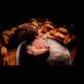 Sink your teeth into perfection at The Beast, where our steaks are grilled to juicy, mouthwatering perfection, igniting your senses with every savory bite.