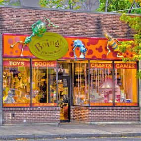 Boing! Toy Shop is located at 667 Centre St. Jamaica Plain, MA 02130.