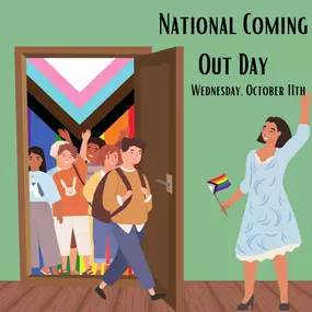 It's National Coming Out Day! Today is a day to celebrate people who have come out of the closet and show support for those who are part of the LGBTQ+ community. As a proud lesbian-owned business, we also want to thank our supportive community