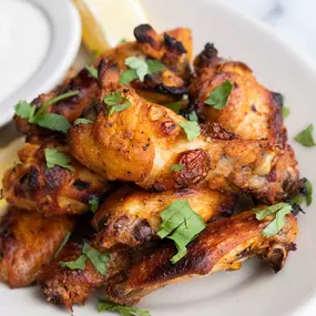 Flame Roasted Lemon Chicken Wings