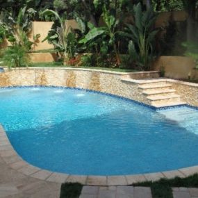 Pool Remodeling, stone retaining walls, spas and more