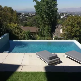 New custom pool with a stunning view