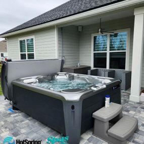 Hot Spring by Spas Etc Hot Tub by client