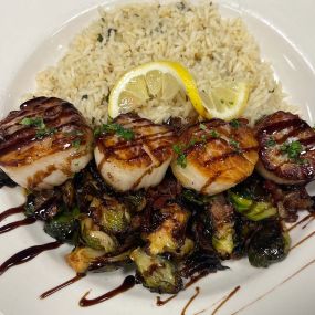 Seared Jumbo Sea Scallops