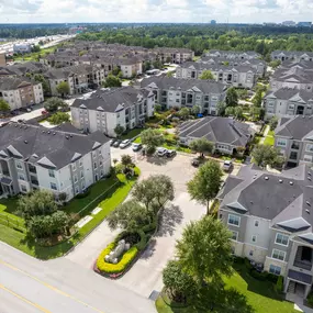 Aerial View of Camden Spring Creek Apartments in Spring, Texas