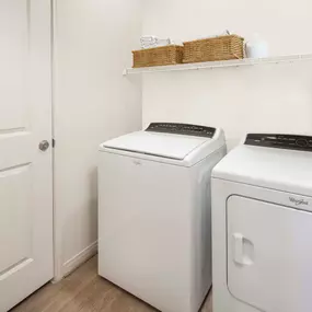 Full size washer and dryer