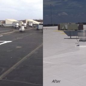 Before and after - Roof refurbishment