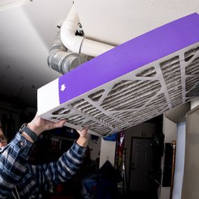 Replacing Dirty Filter - ACTexas Indoor Air Quality Services