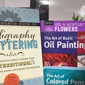 Need art Instructional books? We have a variety of books covering various mediums. 
#artsupplies
#albrightartsupply