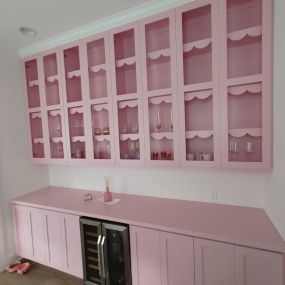 Pink Cabinets